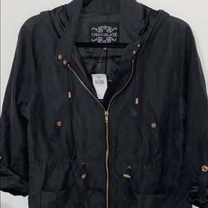 Black lightweight coat